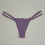 Calcinha Fio Dental em Renda com Tiras Duplas - Satim