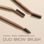 Pincel Sobrancelhas Duo Brow Brush Nádia Tambasco By Océane