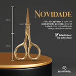 Tesoura para Designer de Sobrancelha SC-03 Klass Vough