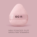 Mini Powder Puff Esponja para Acabamento Rosa Océane