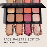Paleta Multifuncional Face Océane - Iluminador, Contorno e Blush