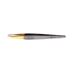 Pinça Profissional Ponta Reta TW-048FHQH Dourada Klass Vough