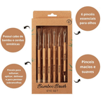 Bamboo Brush Eye Set - Kit de Pinceis para Olhos - Klass Vough