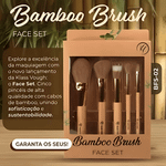 Bamboo Brush Face Set - Kit de Pinceis para Face - Klass Vough