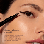Caneta Delineadora Marrom Line My Eyes Océane Edition