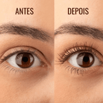 Máscara de Cílios Marrom Peel Off Dalla Makeup
