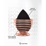 Esponja Para Maquiagem Sponge Dark G004 + Suporte Klass Vough