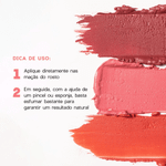 Mini Blush em Bastão Blush Stick Océane Edition