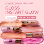 Gloss Labial Instant Glow Pedras Preciosas Nina Makeup