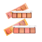 Paleta Blush, Contorno e Iluminador Dalla