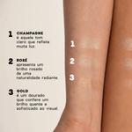 Iluminador Facial Shimmer Highlighter Oceane 4you