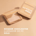 Iluminador Facial Shimmer Highlighter Oceane 4you