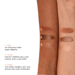 Trio de Sombras Palette Océane 4you