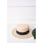 Chapéu de Palha Paris Cru Aba Média Masculino
