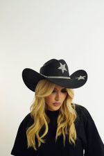 Chapéu Cowboy Preto - Stars
