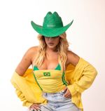 Chapéu Brasil Cowboy - Verde