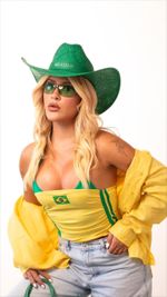 Chapéu Brasil Cowboy - Verde