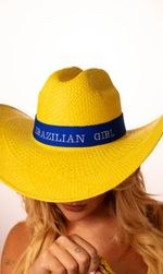 Chapéu Brasil Cowboy - Amarelo