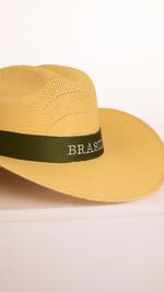 Chapéu Cowboy Brasil - Bege e Oliva