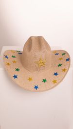 Chapéu Cowboy de Juta - Estrelas