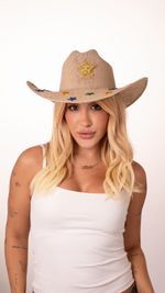 Chapéu Cowboy de Juta - Estrelas