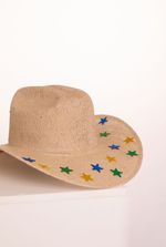 Chapéu Cowboy de Juta - Estrelas