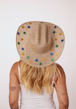 Chapéu Cowboy de Juta - Estrelas