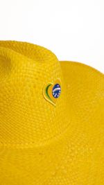 Chapéu Cowboy Brasil Amarelo - Coração