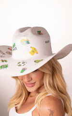 Chapéu Cowboy Off Adesivos - Brasil