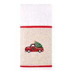 Toalha Lavabo Cru Bordada Truck