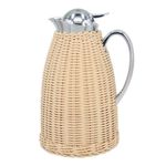 Garrafa Inox Treliça Bege