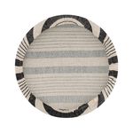 Capa Para Sousplat Linen Stripe Preto