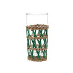 Conjunto De Copos Treliça Verde