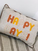 Almofada Happy Bege