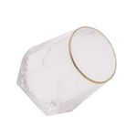 Copo Baixo Geometric Gold