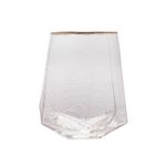 Copo Baixo Geometric Gold