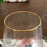 Copo Baixo Geometric Gold