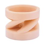 Castiçal Espiral Rosê Baixo (3D)