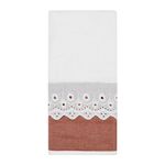 Toalha De Lavabo Basic Linho Terracota