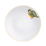 Prato Sobremesa Porcelana Sabiá Verde