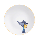 Prato Sobremesa Porcelana Sabiá Azul