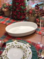 Travessa Funda Oval  Holiday Pequeno