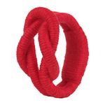 Porta Guardanapo Algodão Trançado Duplo Vermelho