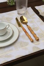 Conjunto De Colheres Slim Gold - 4 Peças