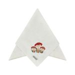 Guardanapo Linhão Off-white Cogumelos