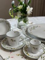 Xicara  De Chá Porcelana Flora