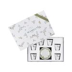 Set  Xícaras De Café Porcelana Flora