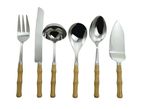 Set Serviço Bambu 6 Peças