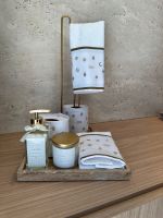 Toalha Lavabo Off White Bordado Proteção