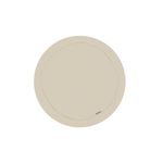 Toalha Para Bandeja Linho Misto Areia Redonda 30 Cm